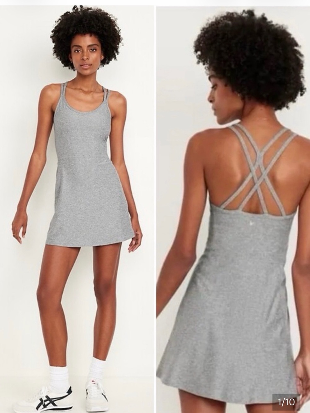 Old Navy Sz M Tall Active Dress with built in shorts